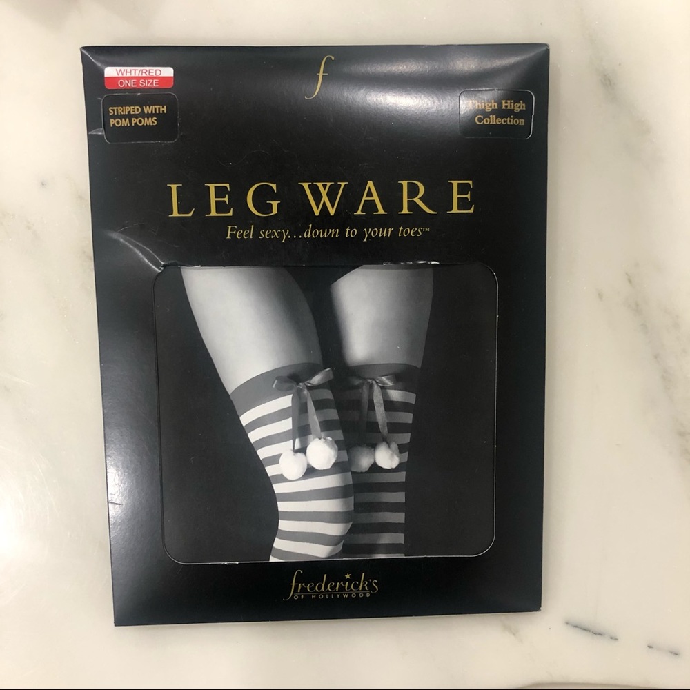 Frederick’s of Hollywood Christmas Thigh High Stockings O/S